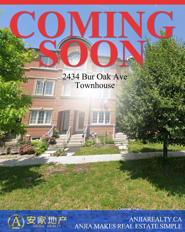 2434 Bur Oak Ave, Markham coming soon flyer
